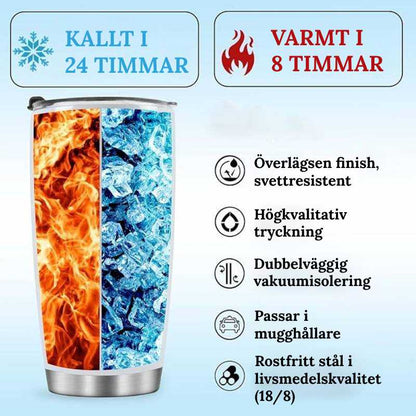Du Är Modigare Än Du Tror - Present till sonen - Personligt glas