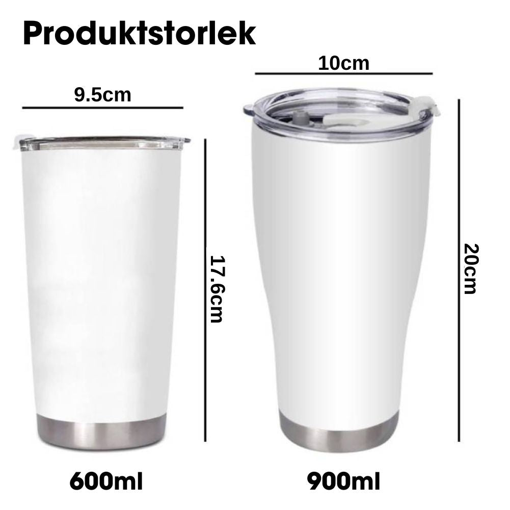 Värmen från en mors beröring - Present till sonen - Personligt glas