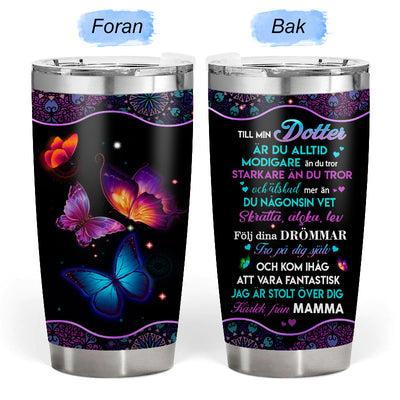 Skönhet är i dig - Present till dottern - Personligt glas