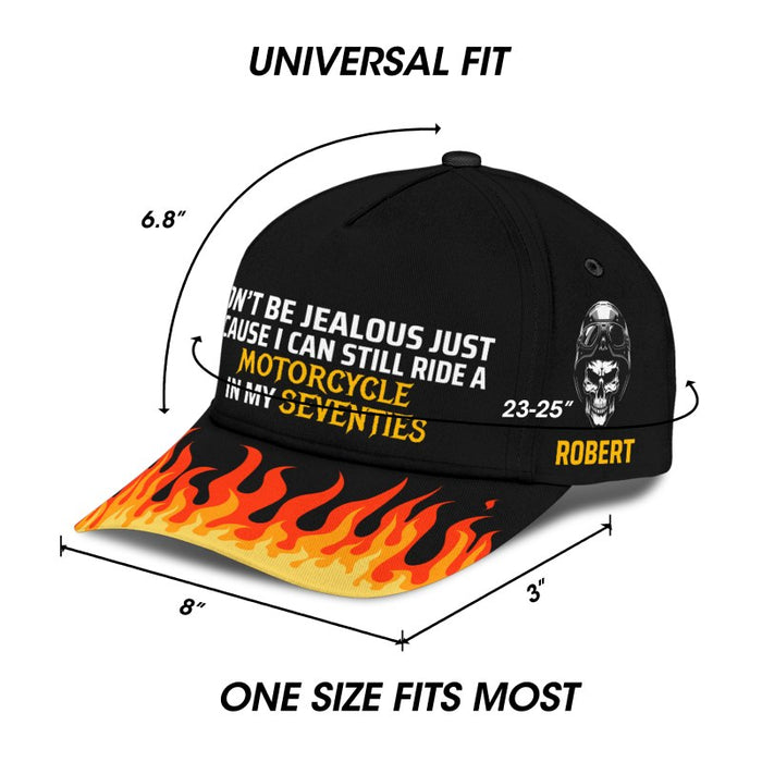 I Can Ride a Motorcycle - Gift for a Biker  - Personalized Cap