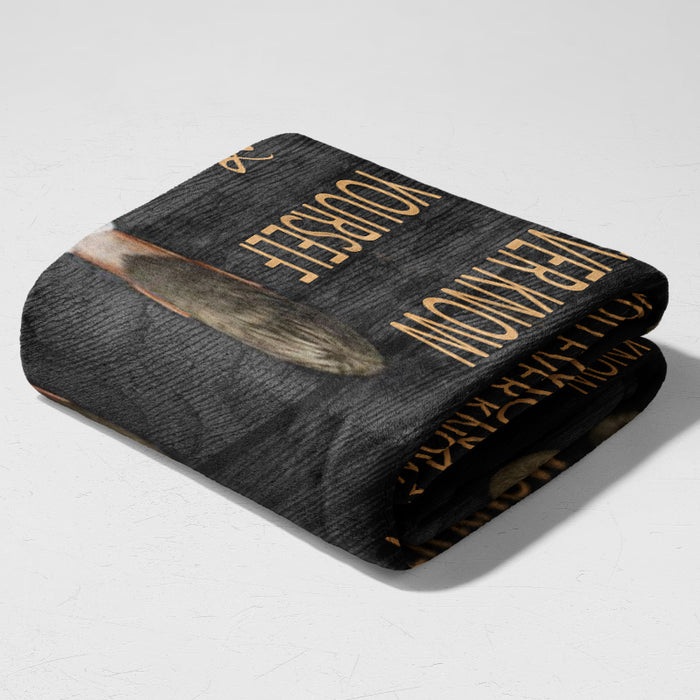 You Are Loved More Than You Ever Know - Gift for son/daughter - Personalized fleece/sherpa blanket