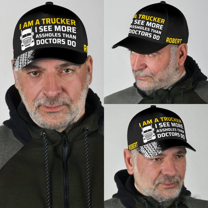 I am a Trucker - Gift for a Trucker  - Personalized Cap