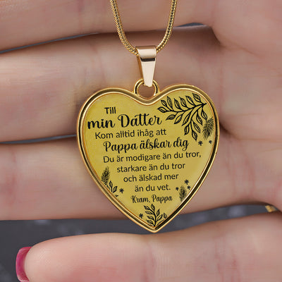 Halsband från far till dotter "Oändlig kärlek"