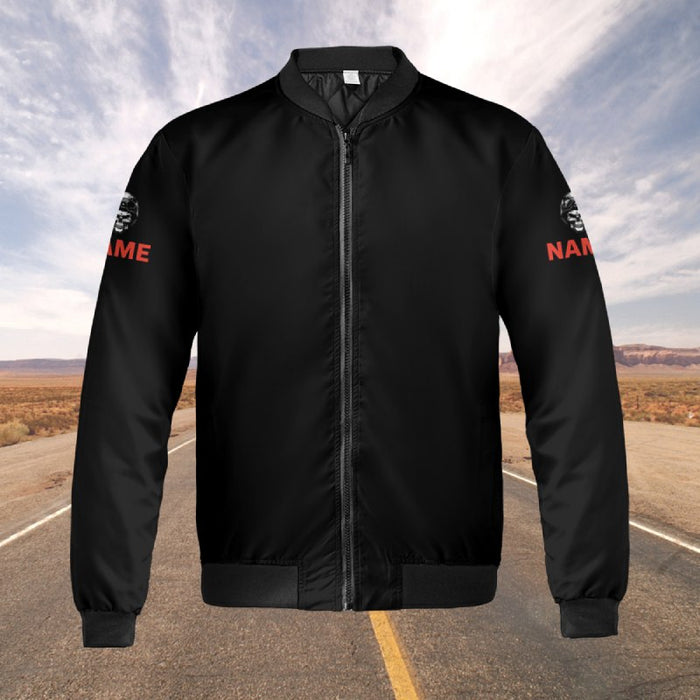 Personalized Quilted Bomber Jacket For a Biker - I Can Still Ride A Motorcycle