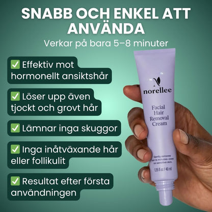 Norellee-Hårborttagningskräm-Ansikte