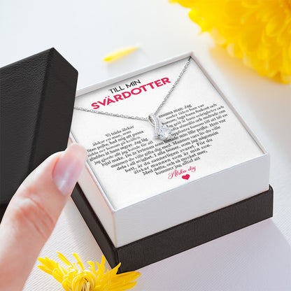 Halsbandshänge från svärmor till svärdotter -  Du är den bästa svärdottern