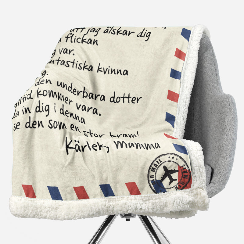 Filt Från Mor till Dotter - För min fina dotter