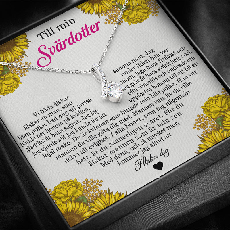 Halsbandshänge från svärmor till svärdotter - För min vackra svärdotter