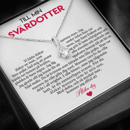 Halsbandshänge från svärmor till svärdotter -  Du är den bästa svärdottern