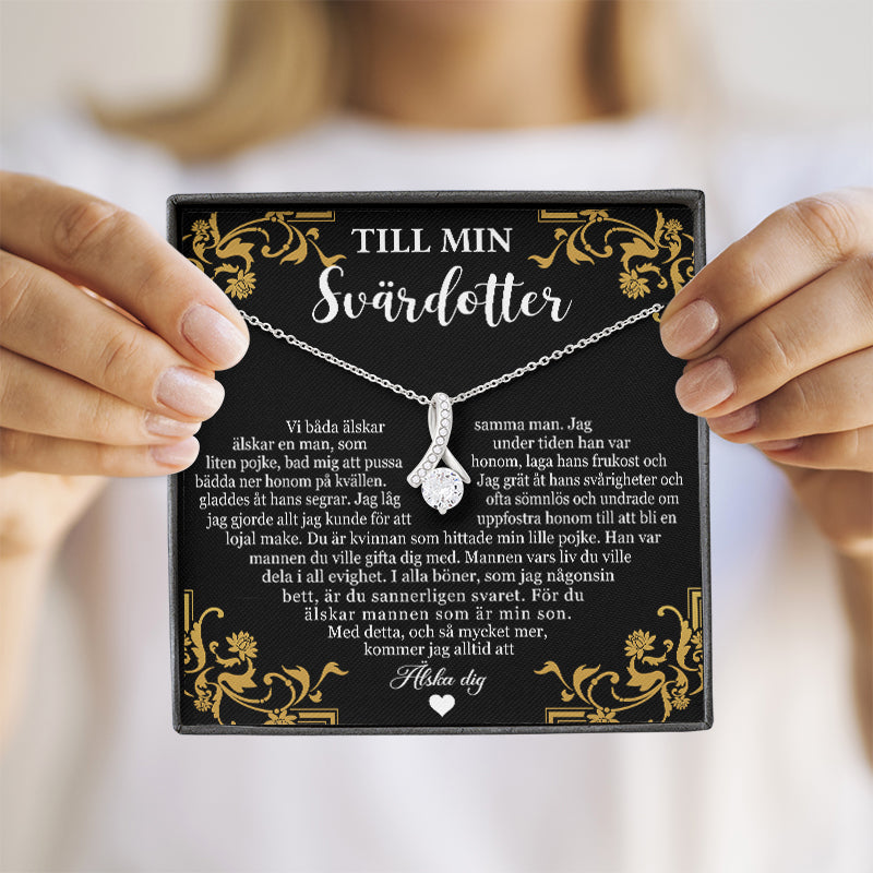 Halsbandshänge från svärmor till svärdotter -  Jag är stolt över dig