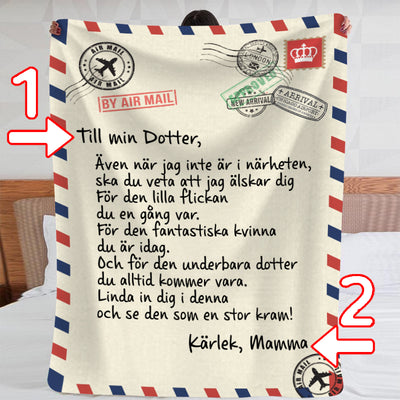 Filt Från Mor till Dotter - För min fina dotter