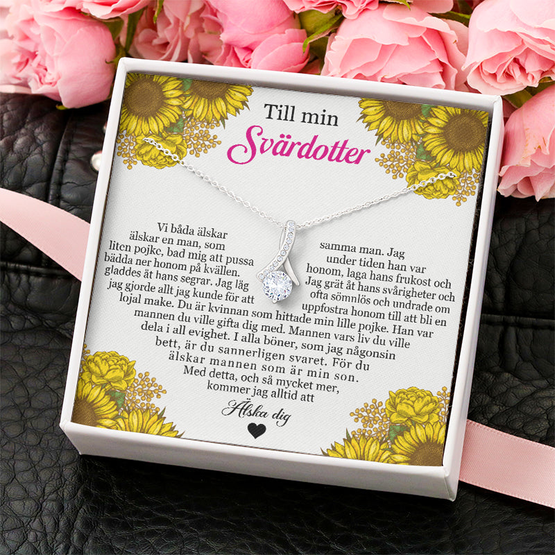 Halsbandshänge från svärmor till svärdotter - För min vackra svärdotter