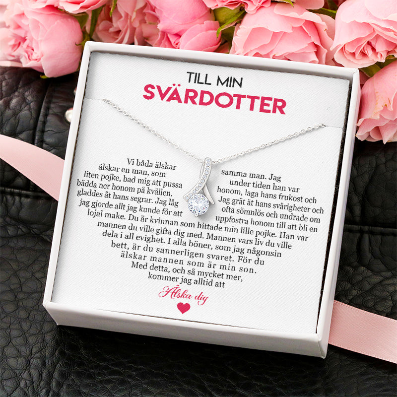 Halsbandshänge från svärmor till svärdotter -  Du är den bästa svärdottern