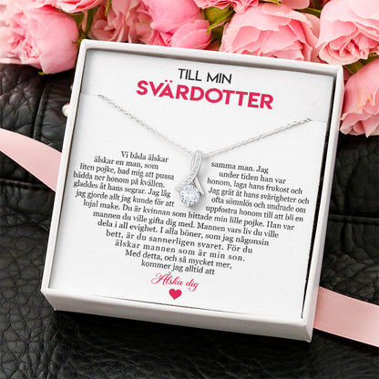 Halsbandshänge från svärmor till svärdotter -  Du är den bästa svärdottern