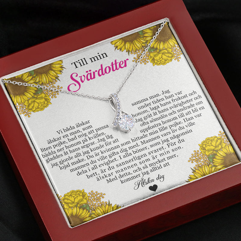 Halsbandshänge från svärmor till svärdotter - För min vackra svärdotter