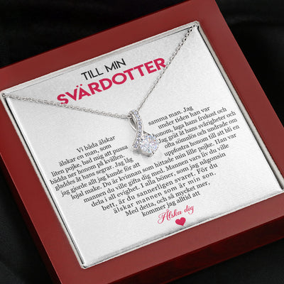 Halsbandshänge från svärmor till svärdotter -  Du är den bästa svärdottern