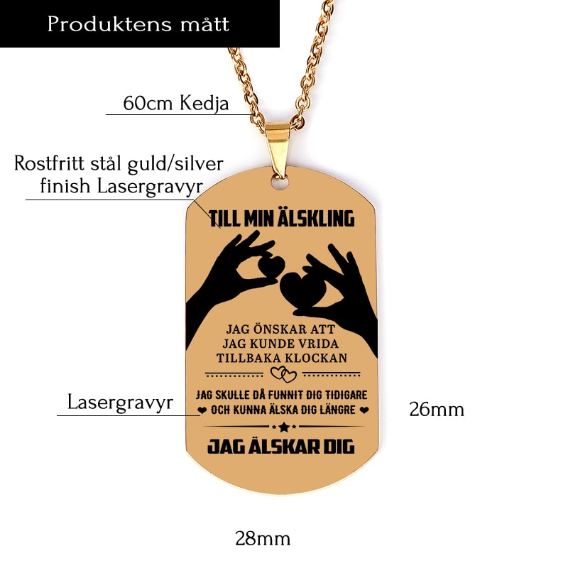 Kärleken är i våra händer - Hänge för en älskad