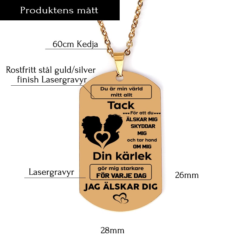 Till min själsfrände - Hänge för en älskad