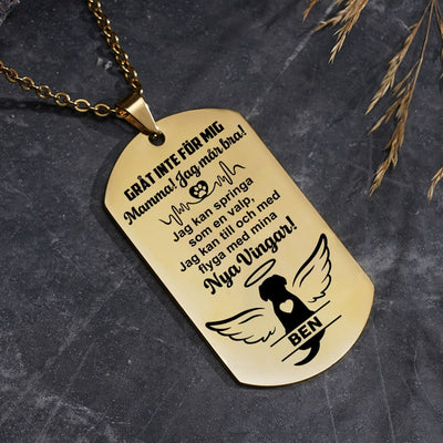 Kundanpassad minnes-identitesbricka - Bra minnen