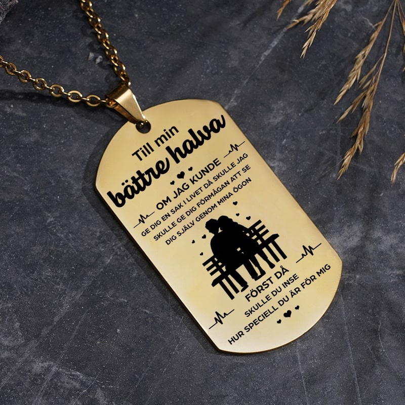 Vi är gjorda för varandra - Hänge för en älskad