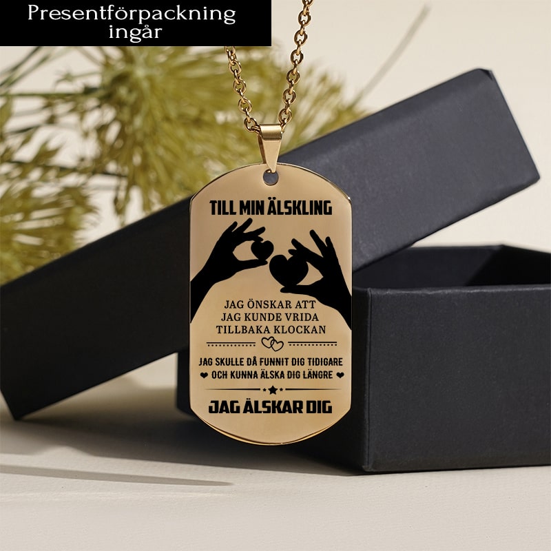 Kärleken är i våra händer - Hänge för en älskad