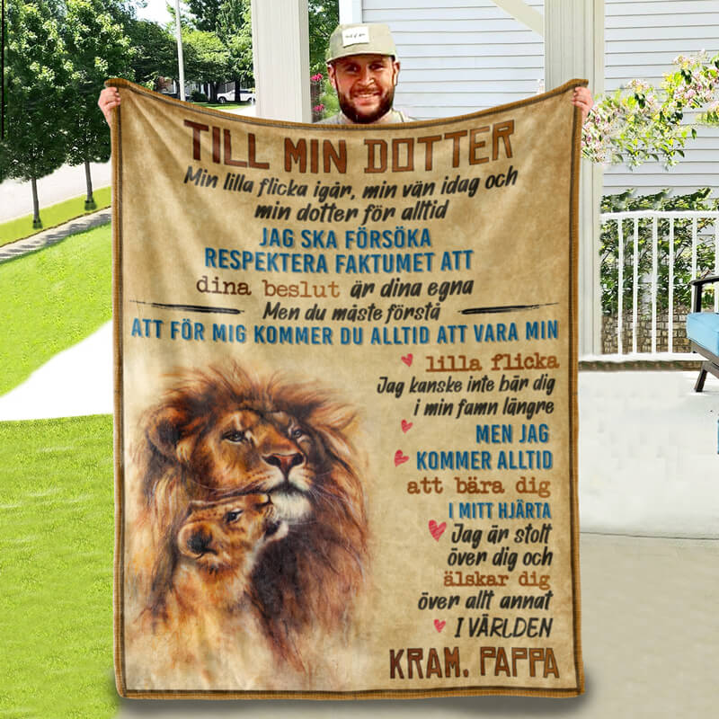 Filt Från Far till Dotter - "Gläd dig varje dag"