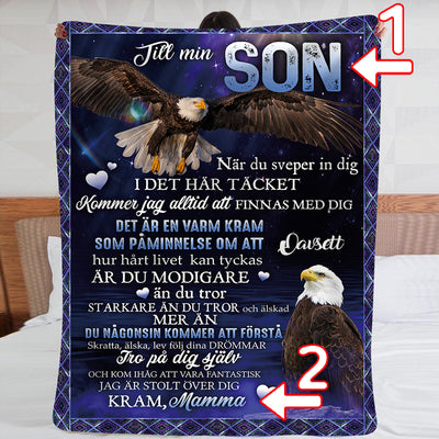 Filt Från mor till son - "Örnens mod"