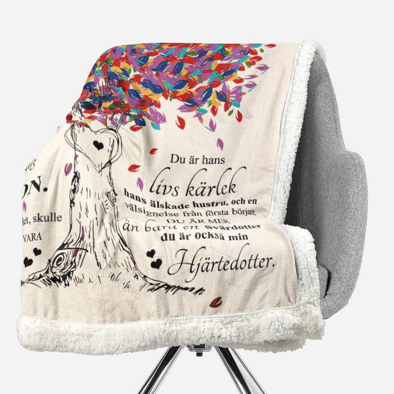 Filt Från Mor till Dotter - "Mitt hjärtas dotter"