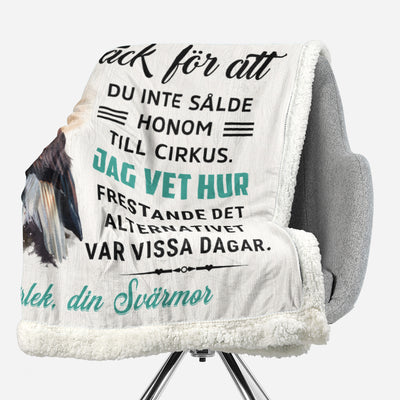 Filt Från Mor till Dotter - "Kärlek från din svärmor"