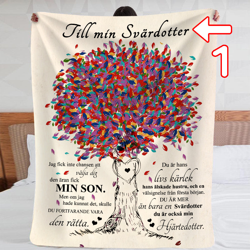 Filt Från Mor till Dotter - "Mitt hjärtas dotter"
