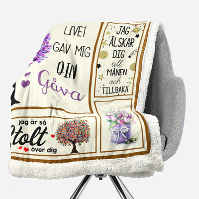 Filt Från Mor till Dotter - "Du är mitt solskensbarn"