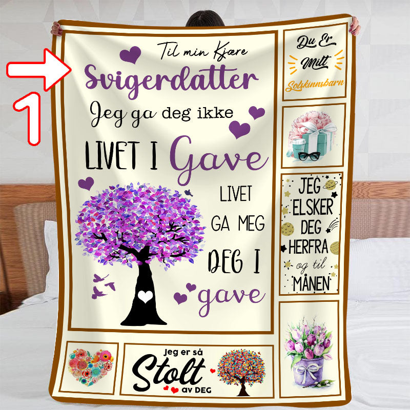 Filt Från Mor till Dotter - "Du är mitt solskensbarn"