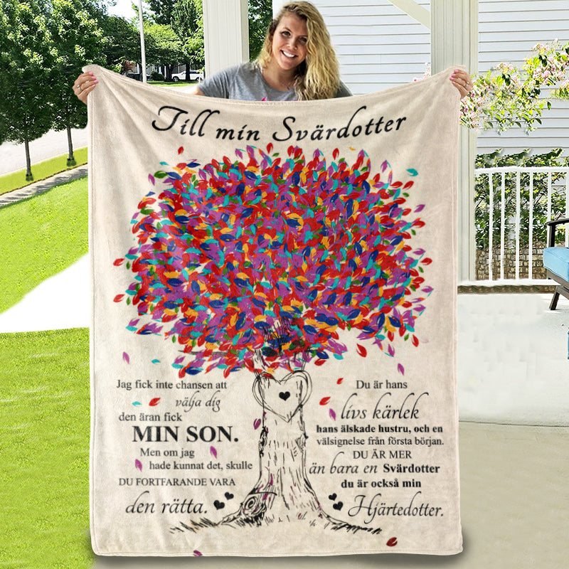 Filt Från Mor till Dotter - "Mitt hjärtas dotter"