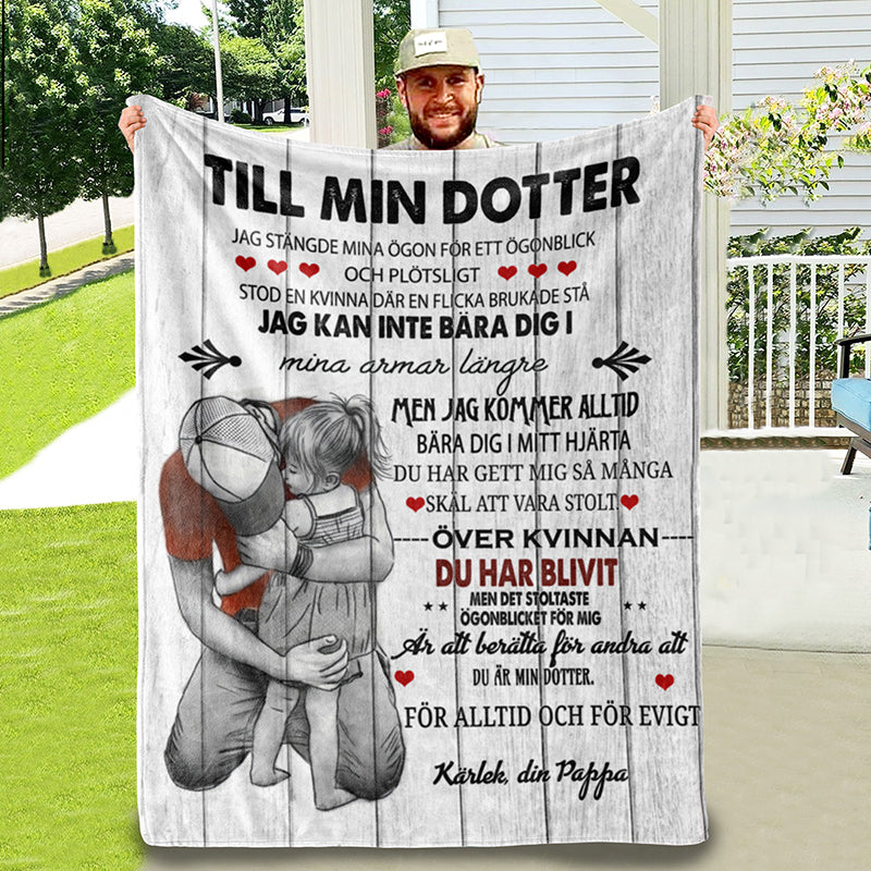 Filt Från Far till Dotter - "Min lilla flicka"