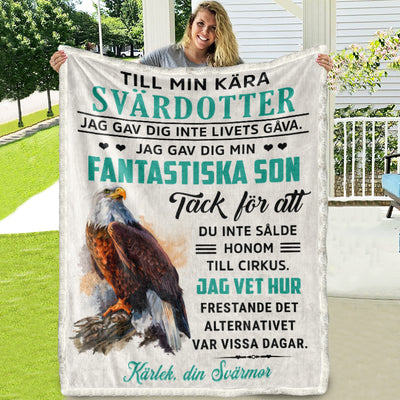 Filt Från Mor till Dotter - "Kärlek från din svärmor"