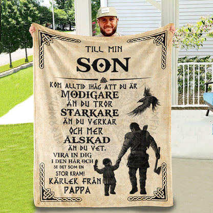 Filt Från Far till son - "Min lilla vinnare"