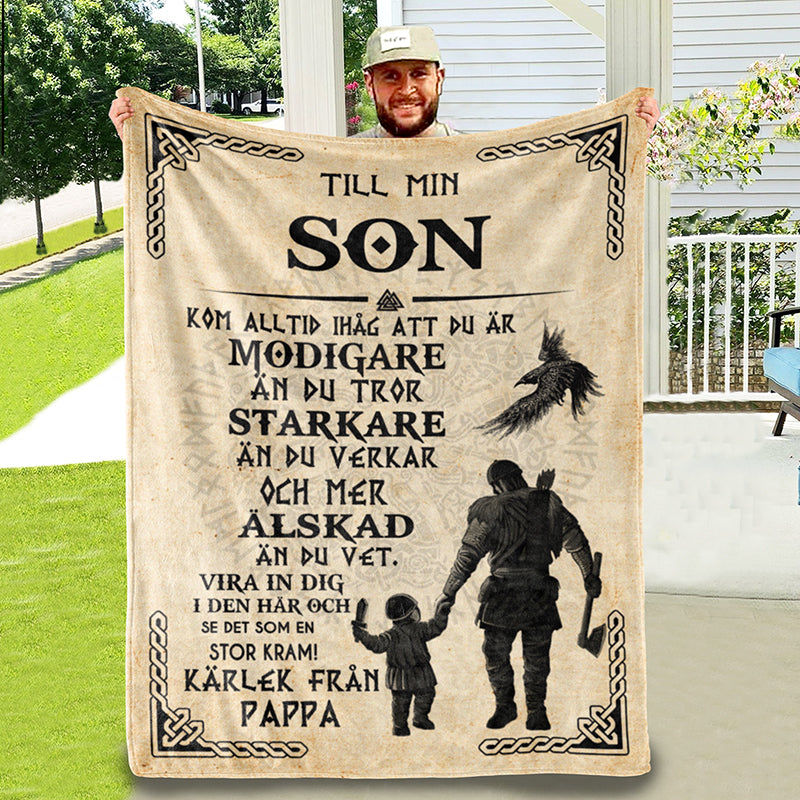 Filt Från Far till son - "Min lilla vinnare"