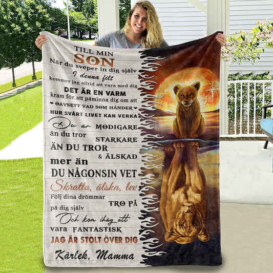 Filt Från mor till son  - "Min styrka finns i dig"