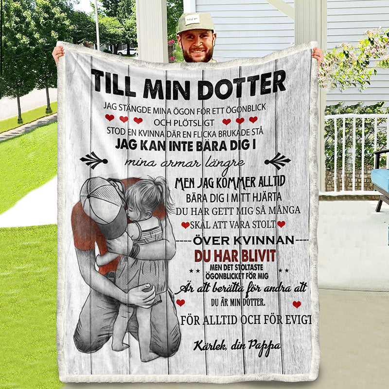 Filt Från Far till Dotter - "Min lilla flicka"