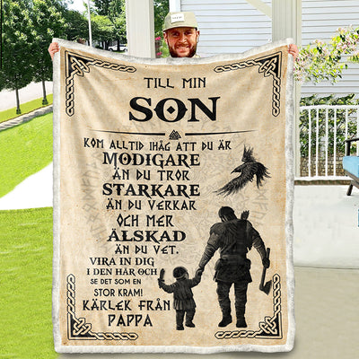 Filt Från Far till son - "Min lilla vinnare"