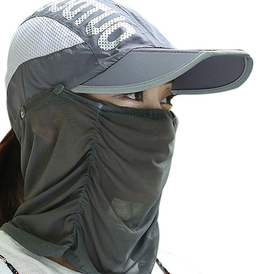 UV-skydd hopfällbar solhatt