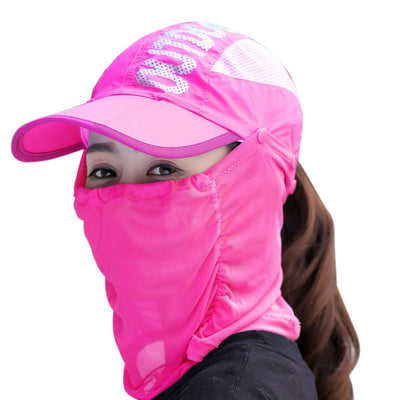 UV-skydd hopfällbar solhatt