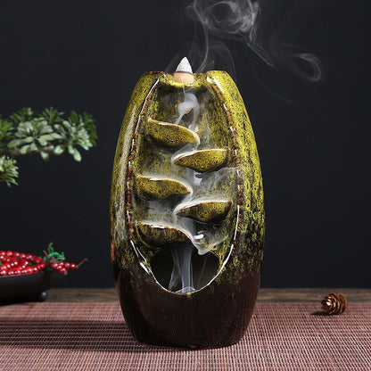 Keramisk rökelsehållare "Vattenfall"