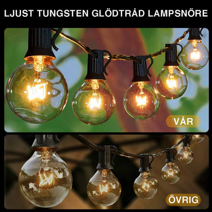 Strängljus utomhus