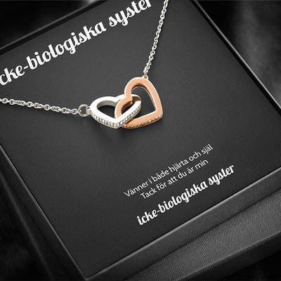 Halsbandshänge för icke-biologisk syster - Vänner i både hjärta och själ