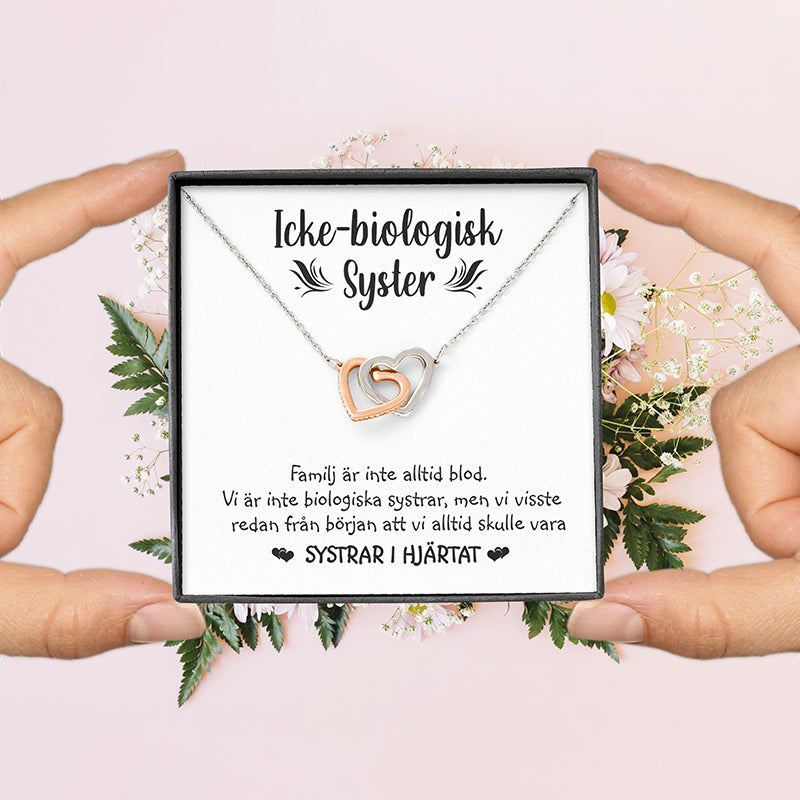 Halsbandshänge för icke-biologisk syster -  För min kära syster utantill