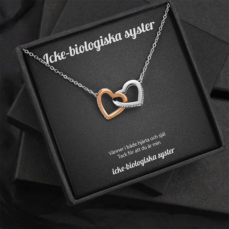 Halsbandshänge för icke-biologisk syster - Vänner i både hjärta och själ