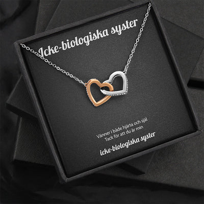 Halsbandshänge för icke-biologisk syster - Vänner i både hjärta och själ