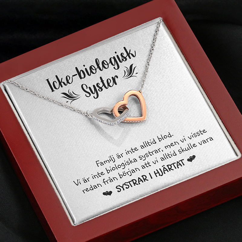 Halsbandshänge för icke-biologisk syster -  För min kära syster utantill