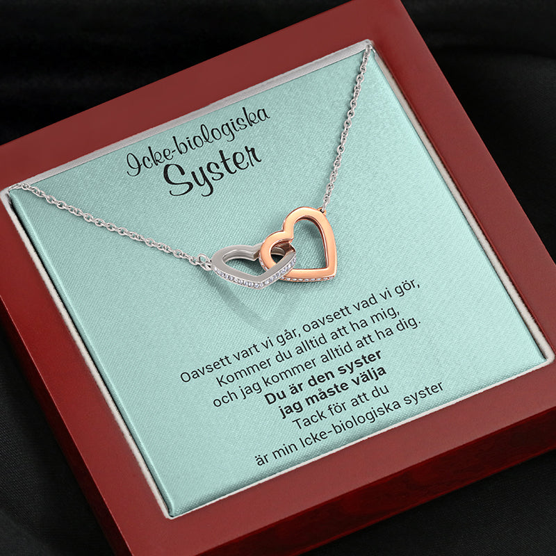 Halsbandshänge för icke-biologisk syster -  Du är i mitt hjärta